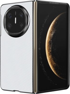 Coque AVIZAR effet Carbone Huawei Mate X6 Blanc