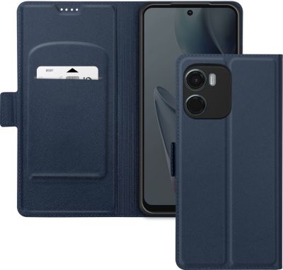 Etui AVIZAR Porte-Carte Motorola Moto G05 Bleu Nuit