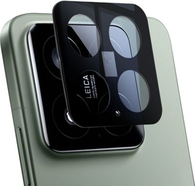 Protège objectif AVIZAR Xiaomi 15 Verre Trempé Contour Noir