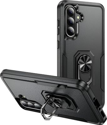 Coque AVIZAR Samsung A56 Bague Support Noir