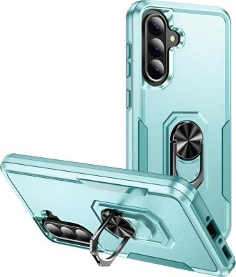 Coque AVIZAR Samsung A56 Bague Support Turquoise