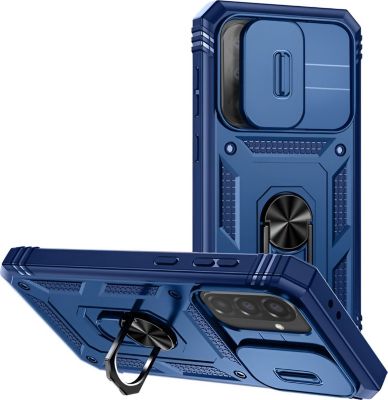 Coque AVIZAR Samsung Galaxy A56 Bague Antichoc Bleu