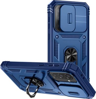 Coque AVIZAR Samsung Galaxy A56 Bague Antichoc Bleu