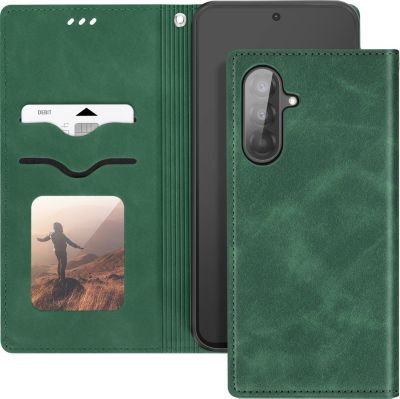 Etui AVIZAR Samsung Galaxy A56 Portefeuille Vert