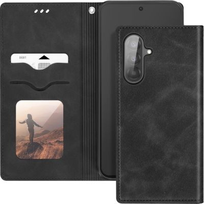 Etui AVIZAR Samsung Galaxy A56 Portefeuille Noir