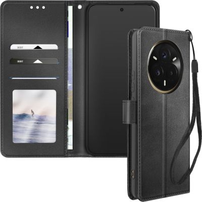 Etui AVIZAR Portefeuille Realme 14 Pro Plus Noir