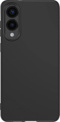 Coque AVIZAR Samsung S25 Edge Silicone Souple Noir