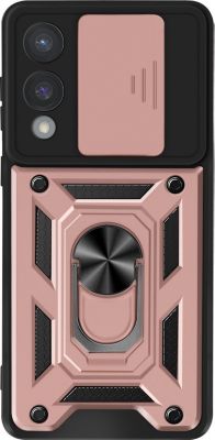 Coque MAYAXESS Samsung Galaxy S25 Edge Bague Rose Gold