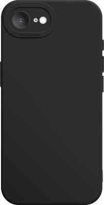 Coque AVIZAR iPhone 16e Silicone Lisse Noir