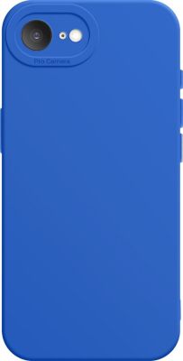 Coque AVIZAR iPhone 16e Silicone Lisse Bleu