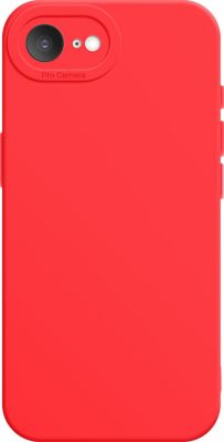 Coque AVIZAR iPhone 16e Silicone Lisse Rouge Coque AVIZAR iPhone 16e Silicone Lisse Rouge