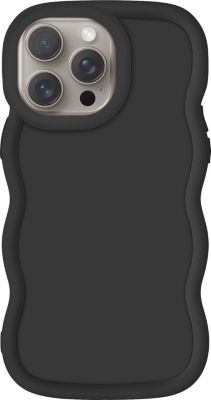 Coque AVIZAR iPhone 15 Pro Max Silicone Antichoc Noir