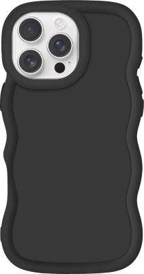 Coque AVIZAR iPhone 16 Pro Max Silicone Antichoc Noir