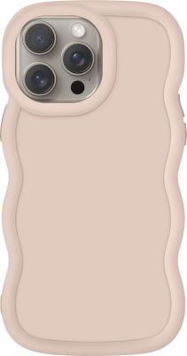 Coque AVIZAR iPhone 15 Pro Silicone Antichoc Beige Coque AVIZAR iPhone 15 Pro Silicone Antichoc Beige