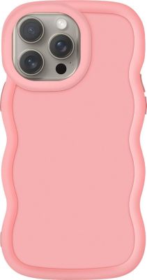 Coque AVIZAR iPhone 15 Pro Max Silicone Antichoc Rose