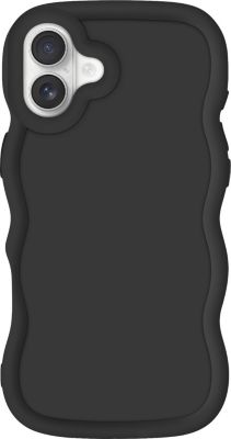 Coque AVIZAR iPhone 16 Plus Silicone Antichoc Noir Coque AVIZAR iPhone 16 Plus Silicone Antichoc Noir