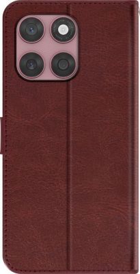 Etui AVIZAR Motorola Edge 60 Fusion Clapet Marron