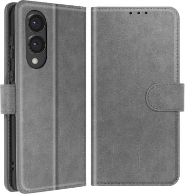 Etui AVIZAR Samsung S25 Edge Portefeuille Gris Etui AVIZAR Samsung S25 Edge Portefeuille Gris