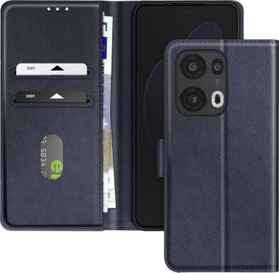 Etui AVIZAR Oppo Reno 13 Pro Portefeuille Bleu Nuit