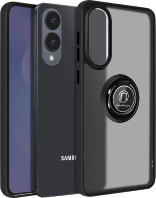 Coque AVIZAR Samsung S25 Edge Bague aimantée Noir