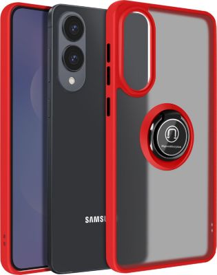 Coque AVIZAR Galaxy S25 Edge Bague aimantée Rouge