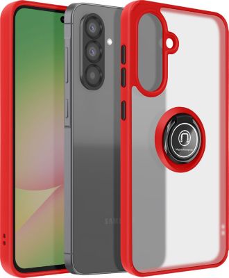 Coque AVIZAR Samsung Galaxy A56 Bague aimantée Rouge