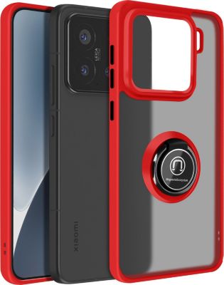 Coque AVIZAR Xiaomi 15 Bague aimantée Rouge