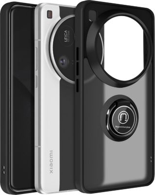 Coque AVIZAR Xiaomi 15 Ultra Bague aimantée Noir