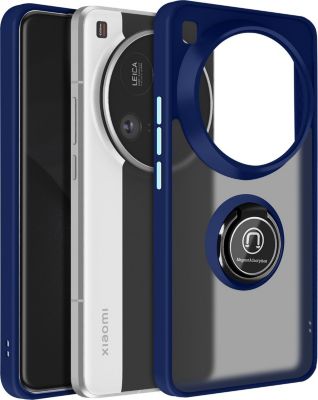 Coque AVIZAR Xiaomi 15 Ultra Bague aimantée Bleu Nuit