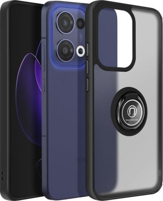 Coque AVIZAR Oppo Reno 13 Bague aimantée Noir