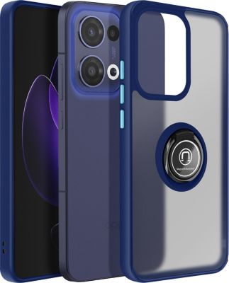 Coque AVIZAR Oppo Reno 13 Bague aimantée Bleu Nuit