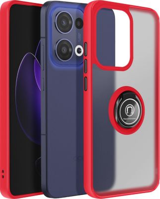 Coque AVIZAR Oppo Reno 13 Bague aimantée Rouge