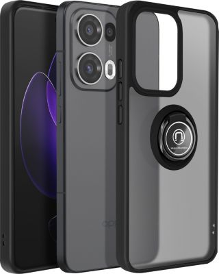 Coque AVIZAR Oppo Reno 13 Pro Bague aimantée Noir
