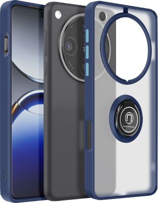 Coque AVIZAR Oppo Find X8 Pro Bague Bleu Nuit