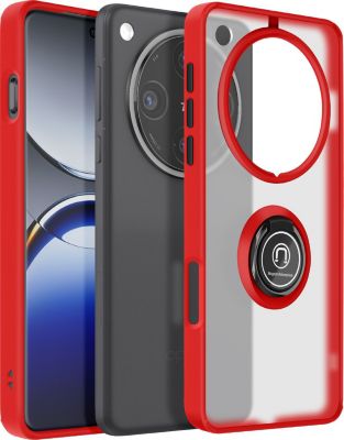 Coque AVIZAR Oppo Find X8 Pro Bague aimantée Rouge