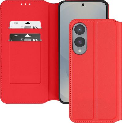 Etui AVIZAR Samsung S25 Edge Portefeuille Rouge
