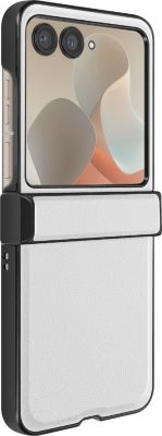 Coque AVIZAR Clapet Motorola Razr 60 et 50 Blanc