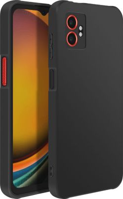 Coque AVIZAR Samsung Xcover 7 Pro Silicone Mat Noir