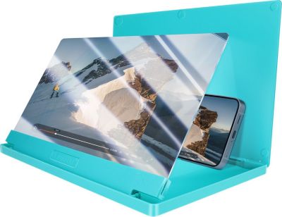 AVIZAR Loupe Écran 12'' avec Lentille HD Bleu