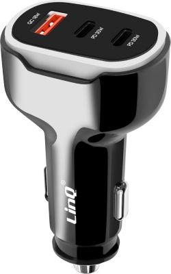 Chargeur allume cigare LINQ LinQ Chargeur Allume Cigare 50W Double U