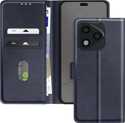 Etui AVIZAR Honor 400 Lite Portefeuille Bleu Nuit