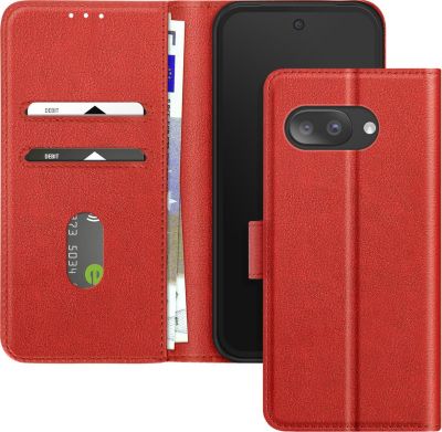Etui AVIZAR Google Pixel 9a Portefeuille Rouge