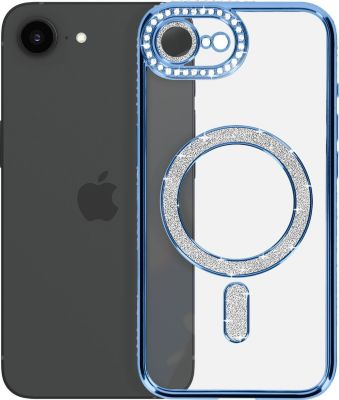 Coque AVIZAR Diamant iPhone 16e MagSafe Bleu