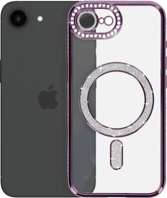 Coque AVIZAR Diamant iPhone 16e MagSafe Violet