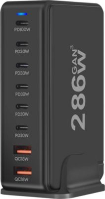 Chargeur AVIZAR Avizar Station de Charge avec 8 Ports US