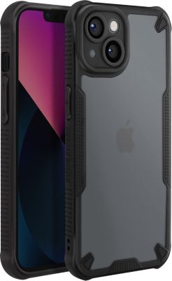 Coque AVIZAR iPhone 13 Antichoc Mat Noir