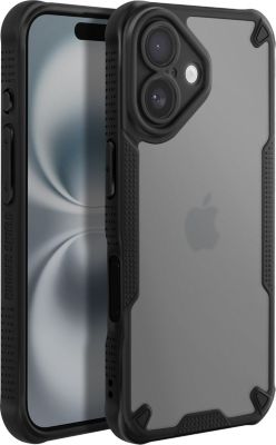 Coque AVIZAR iPhone 16 Antichoc Mat Noir
