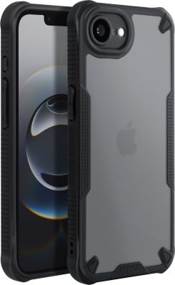 Coque AVIZAR iPhone 16e Antichoc Mat Noir