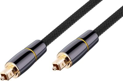 Câble optique AVIZAR Optique Numérique en Nylon Tressé 5m