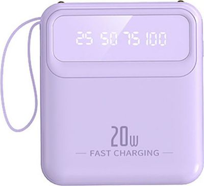 Batterie externe AVIZAR 10000mAh avec Écran LED / Torche / Câble